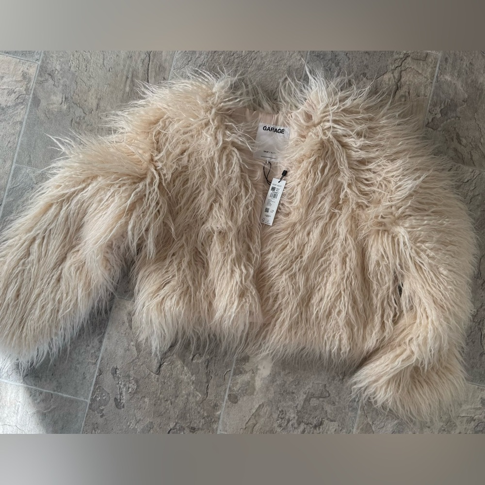 Garage Shaggy Faux Fur Jacket